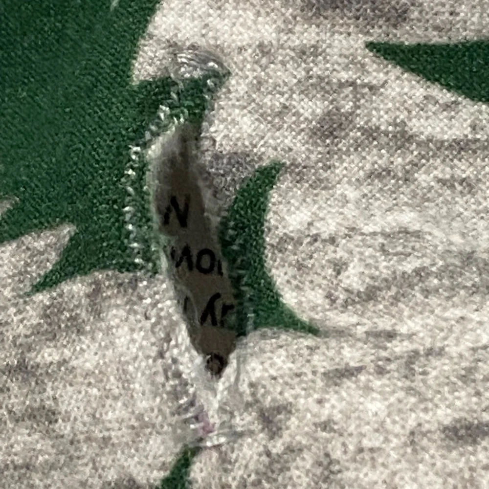 Pup Under the Tree Dog Hoodie Gray/Green Size Large